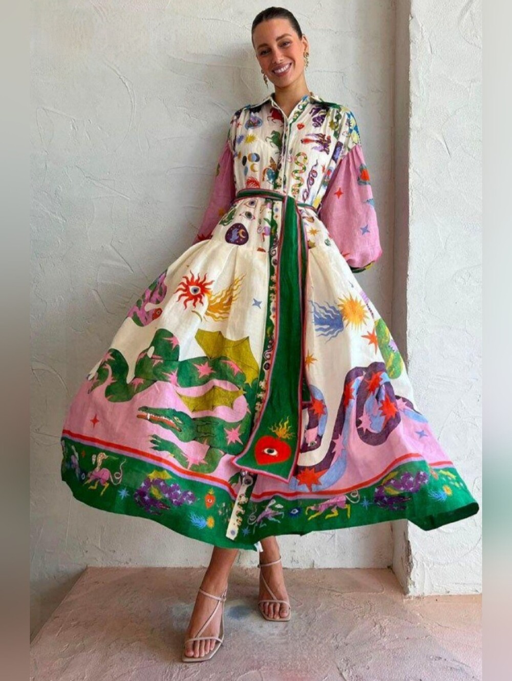 Bohemian/Celestial Maxi Dress